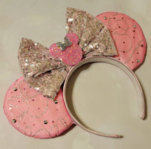 Load image into Gallery viewer, Pink and Silver Minnie ears