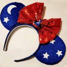 Load image into Gallery viewer, Sorcerer Mickey glitter ears headband