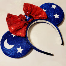 Load image into Gallery viewer, Sorcerer Mickey glitter ears headband