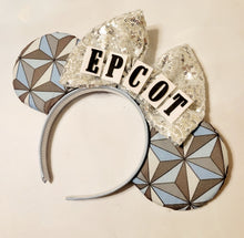 Load image into Gallery viewer, Epcot Spaceship Earth Mickey ears