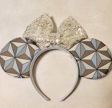Load image into Gallery viewer, Epcot Spaceship Earth Mickey ears