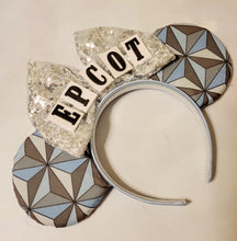 Load image into Gallery viewer, Epcot Spaceship Earth Mickey ears