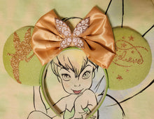 Load image into Gallery viewer, Tinkerbell inspired Mickey ears headband