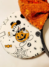Load image into Gallery viewer, Mickey pumpkin Halloween ears