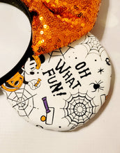 Load image into Gallery viewer, Mickey pumpkin Halloween ears
