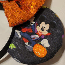 Load image into Gallery viewer, Fab 4 in their Halloween costumes Mickey ears headband