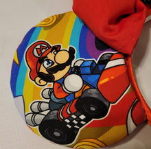 Load image into Gallery viewer, Rainbow Road Mario Bros Mickey ears headband