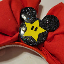 Load image into Gallery viewer, Rainbow Road Mario Bros Mickey ears headband