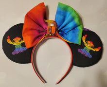 Load image into Gallery viewer, Stitch Rainbow Mickey ears headband
