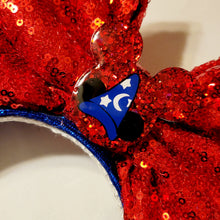Load image into Gallery viewer, Sorcerer Mickey glitter ears headband
