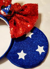 Load image into Gallery viewer, Sorcerer Mickey glitter ears headband
