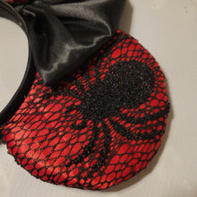 Load image into Gallery viewer, Black widow themed Mickey ears headband
