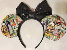 Load image into Gallery viewer, Stretching portraits with Disney Villains ears

