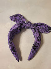 Load image into Gallery viewer, Haunted Mansion wallpaper knotty headband
