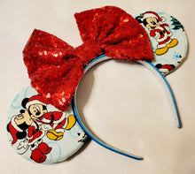 Load image into Gallery viewer, Mickey and Minnie Christmas ears
