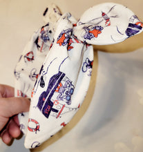 Load image into Gallery viewer, Nautical Mickey and Minnie knotty headband
