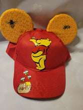 Load image into Gallery viewer, Pooh bear baseball cap with ears
