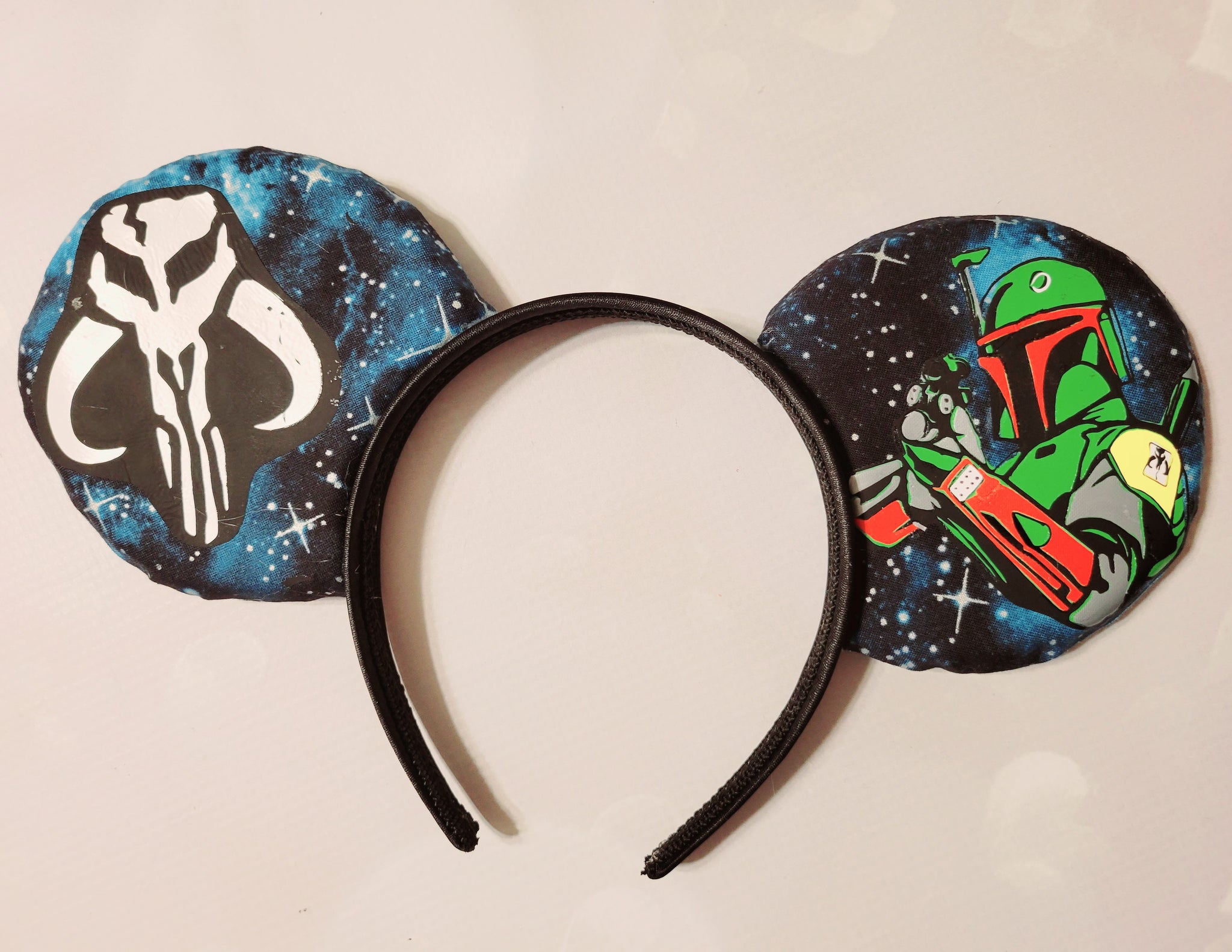 Boba Fett Mickey ears headband – Littlest Bow Shoppe