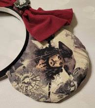 Load image into Gallery viewer, Captain Jack Sparrow treasure Mickey ears
