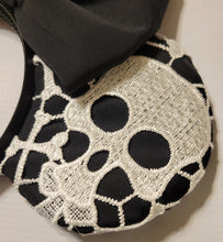 Load image into Gallery viewer, Skull and crossbones lace Halloween ears
