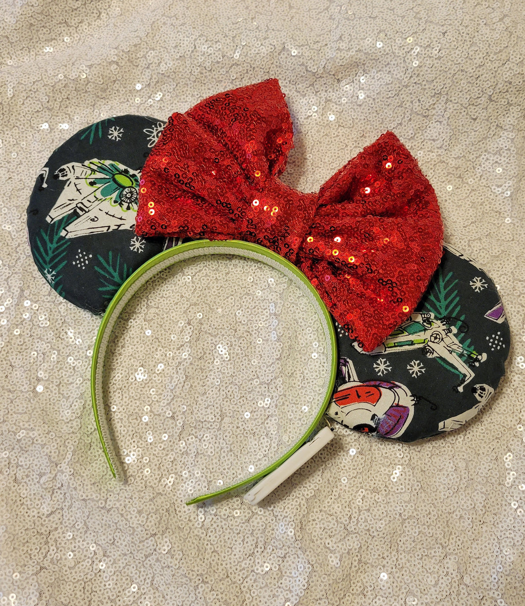 Star Wars Christmas ornaments light up reversible Mickey ears headband