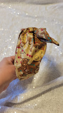 Load image into Gallery viewer, Gingerbread men knotty headband
