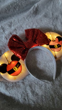 Load image into Gallery viewer, Disney ornaments light up Mickey ears headband
