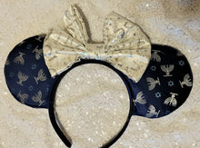 Load image into Gallery viewer, Hanukkah themed blue and silver ears
