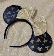 Load image into Gallery viewer, Hanukkah themed blue and silver ears

