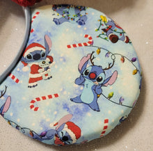 Load image into Gallery viewer, Christmas Stitch Mickey ears headband
