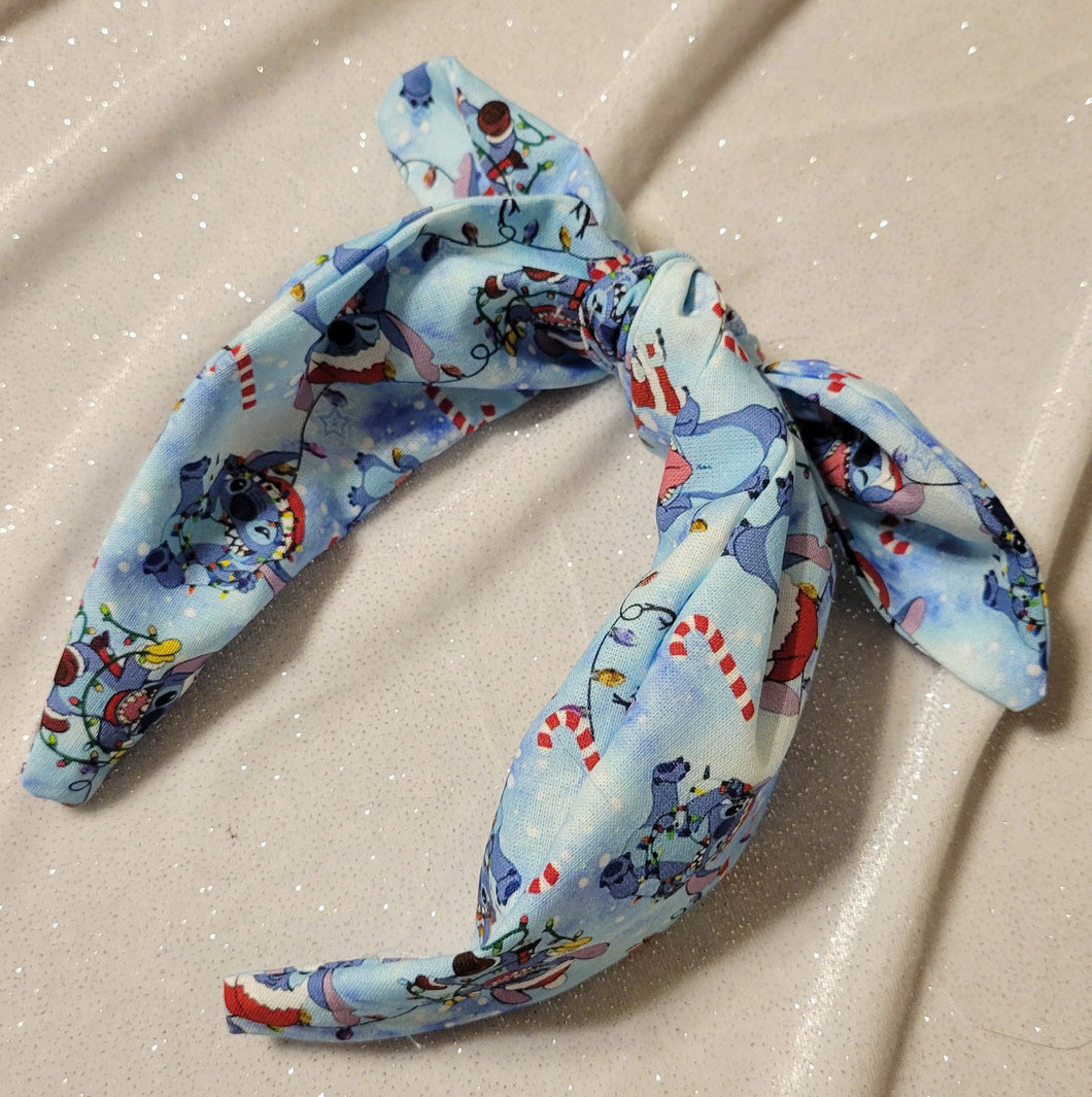 Christmas Stitch Mickey ears headband