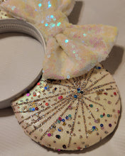 Load image into Gallery viewer, Rainbow shimmer firework glitter ears
