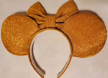 Load image into Gallery viewer, Orange sparkle ears
